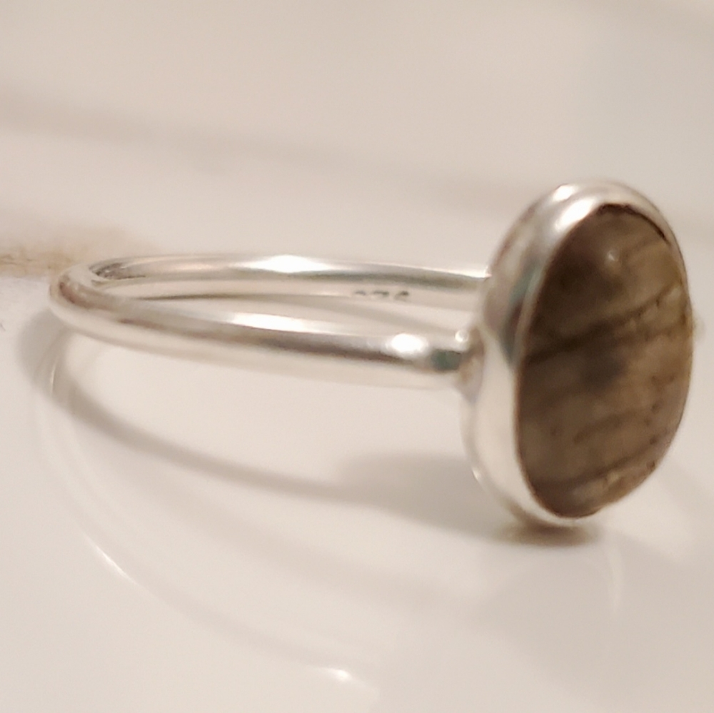 Labradorite Silver Ring - image 5